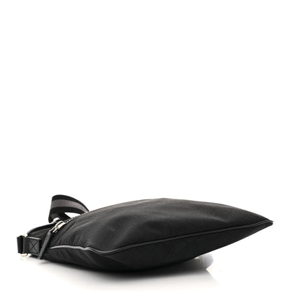 Gucci Nylon Monogram Small Flat Messenger Bag Black 4 of 15