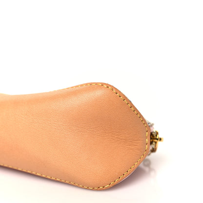 Louis Vuitton Damier Azur Elizabeth Pencil Pouch Rose Ballerine 10 of 10