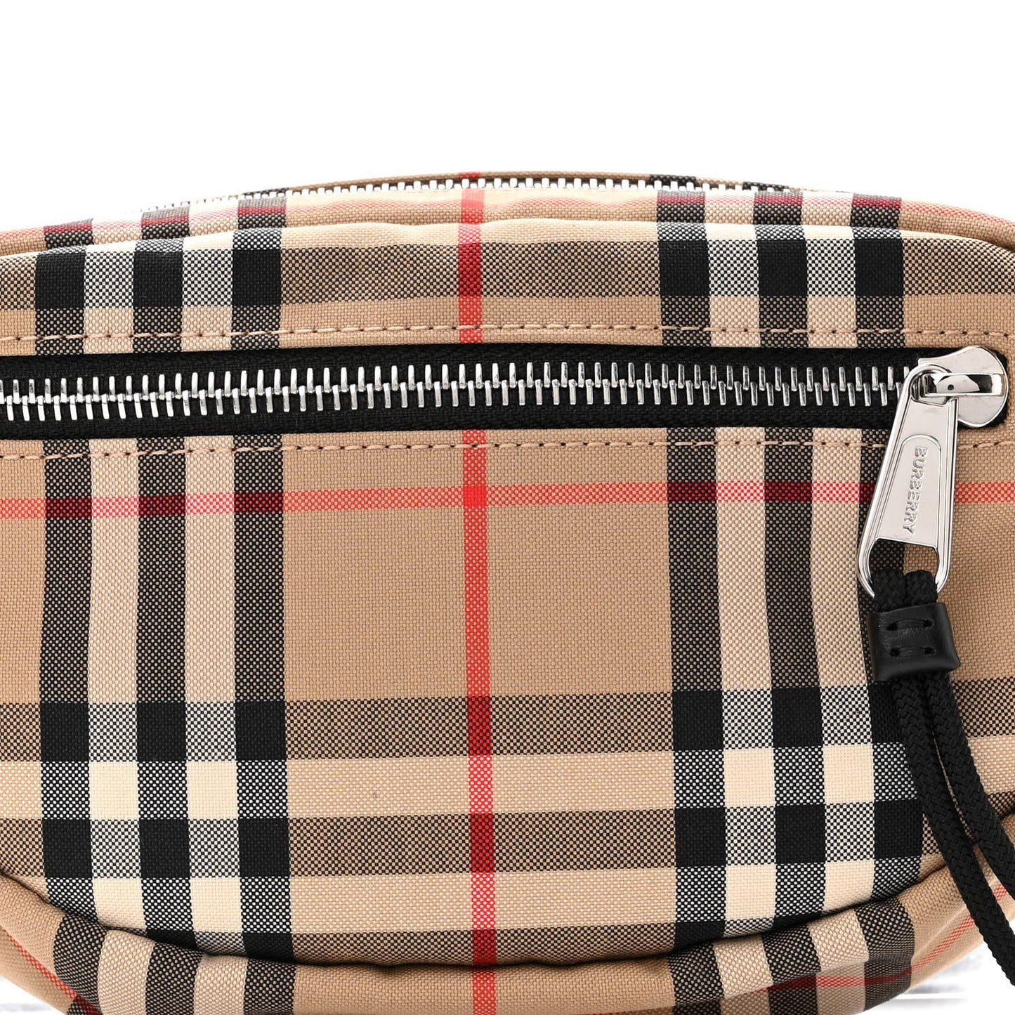 Nylon Vintage Check Small Cannon Bum Bag Archive Beige