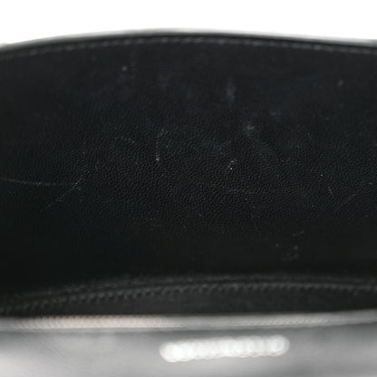Balenciaga Grained Calfskin Small Hourglass Top Handle Bag Black 10 of 11