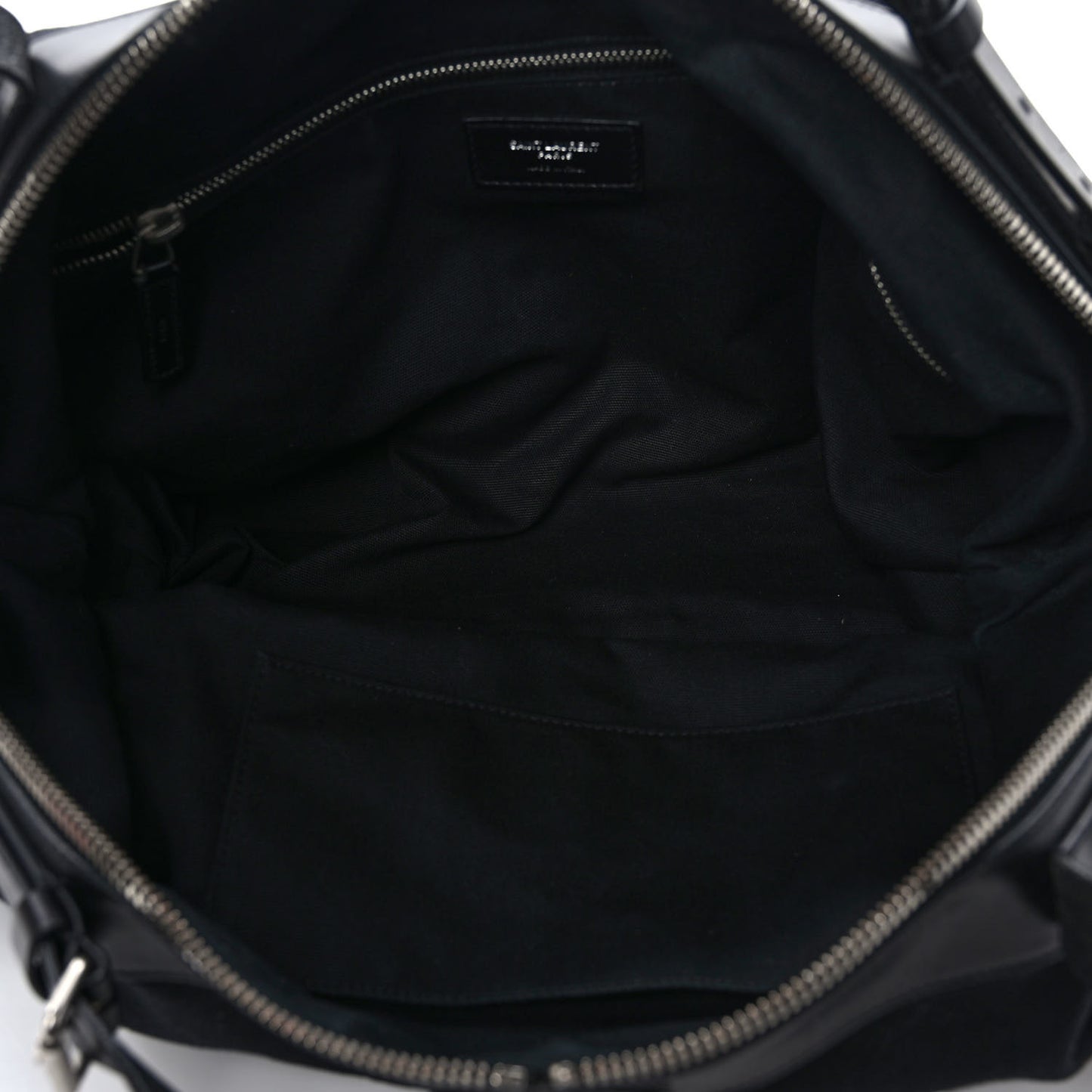 Gabardine Convertible ID Bag Black