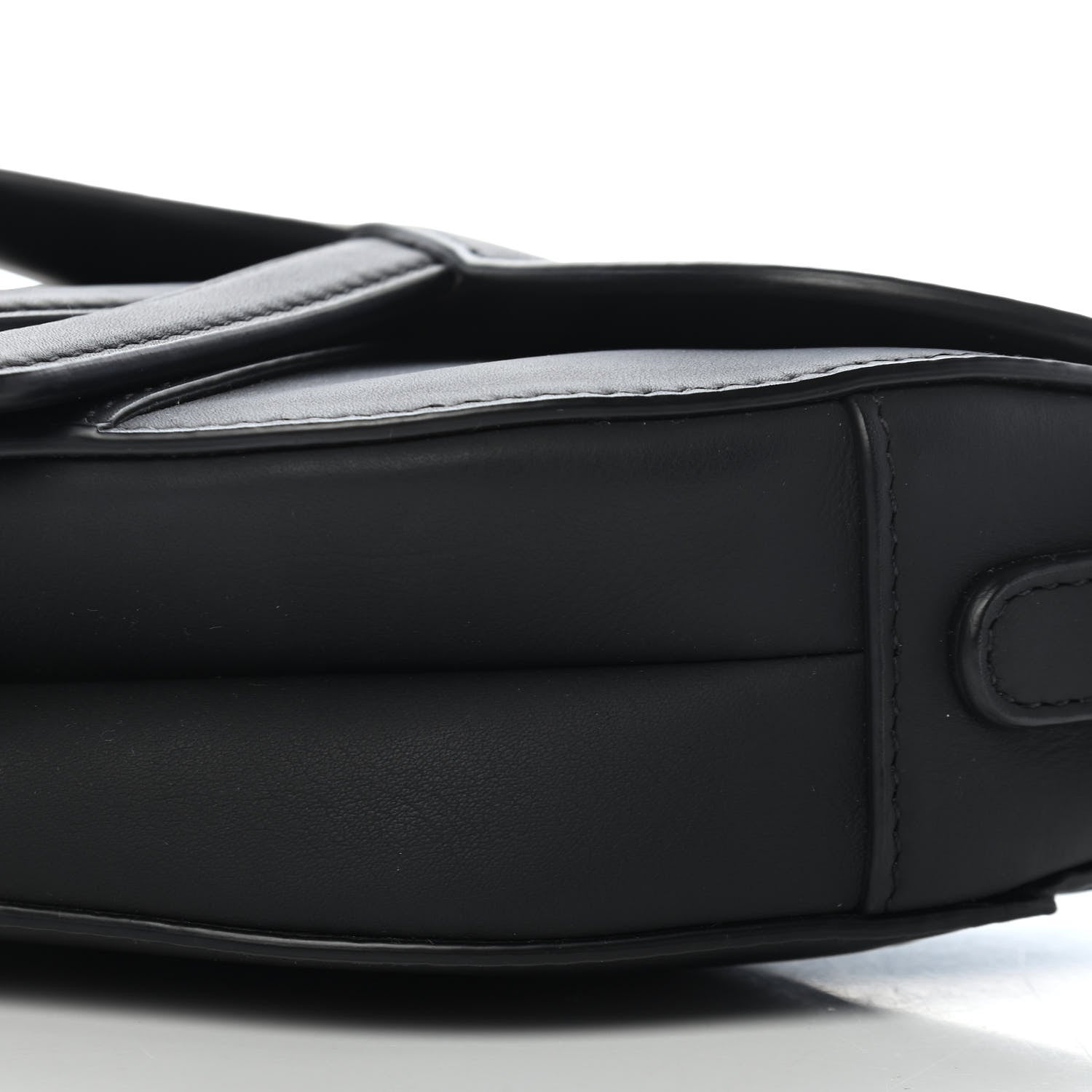 Christian Dior Ultra Matte Calfskin Mini Saddle Bag Black 9 of 9
