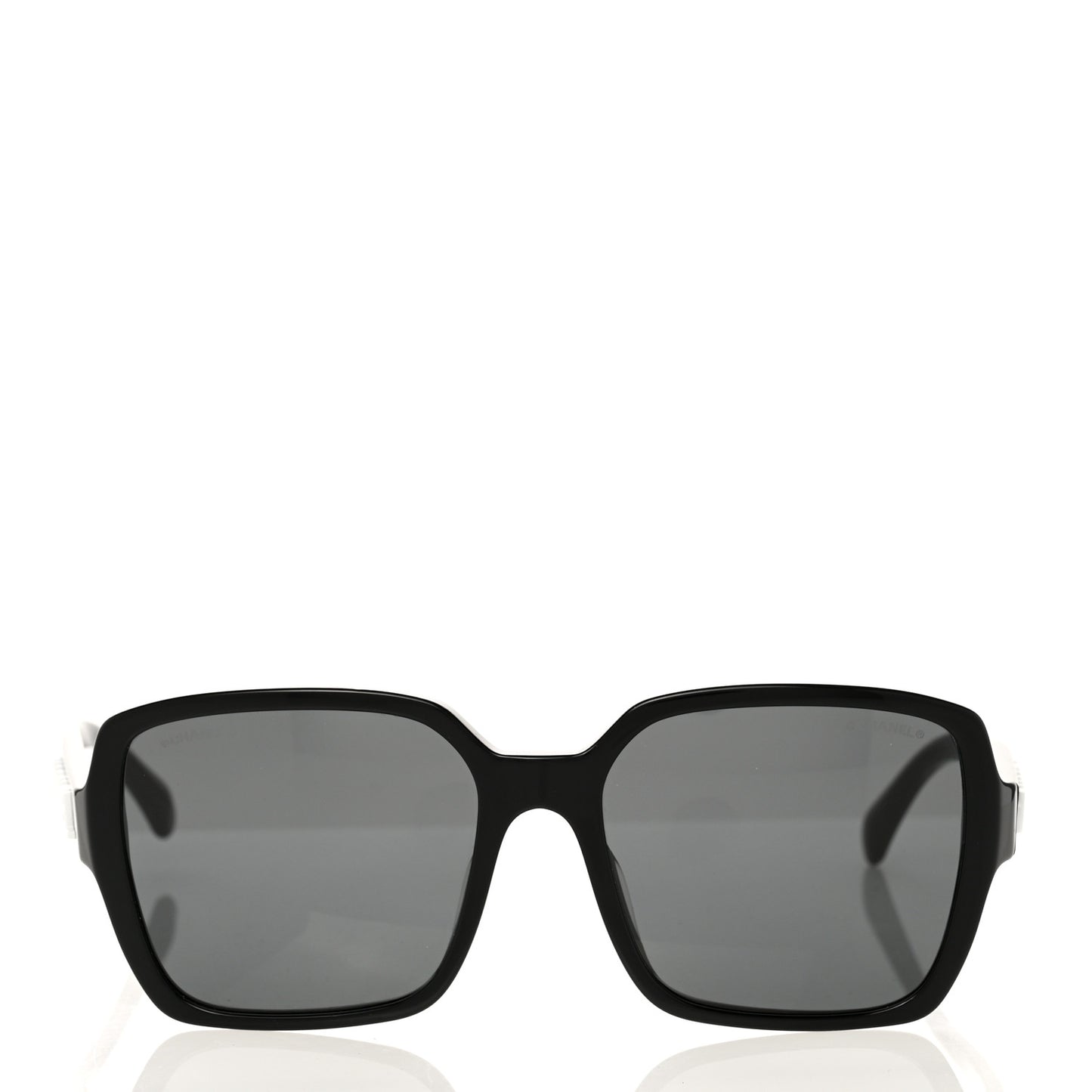 Acetate Square Sunglasses 5408-A Black