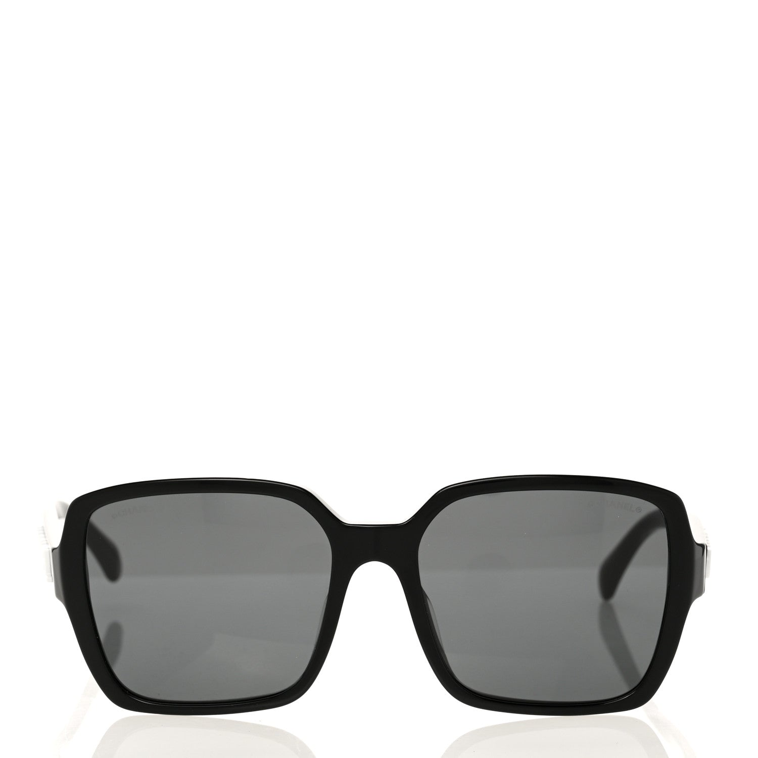 Chanel Acetate Square Sunglasses 5408-A Black 2 of 8