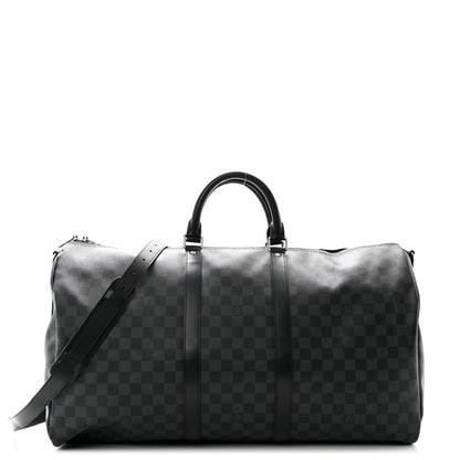 Louis Vuitton Damier Graphite Keepall Bandouliere 55 1 of 12