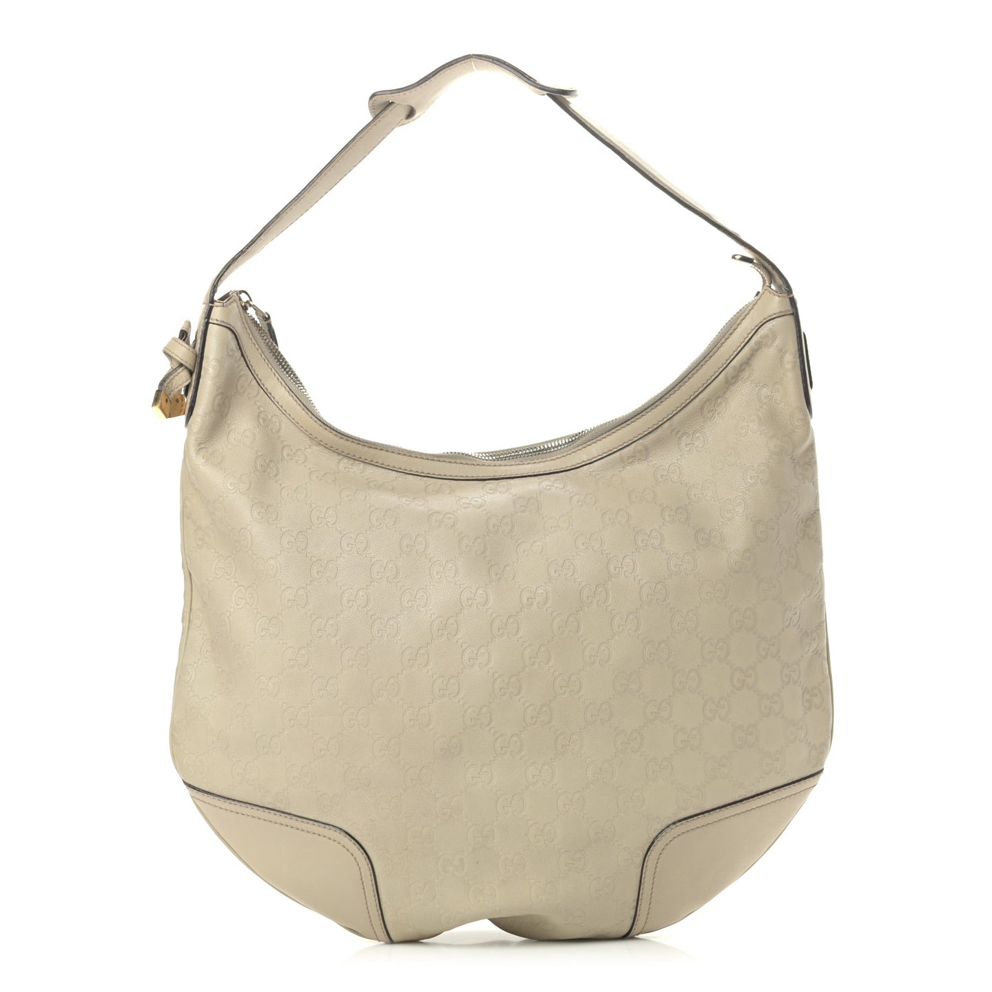Guccissima Large Princy Hobo Off White
