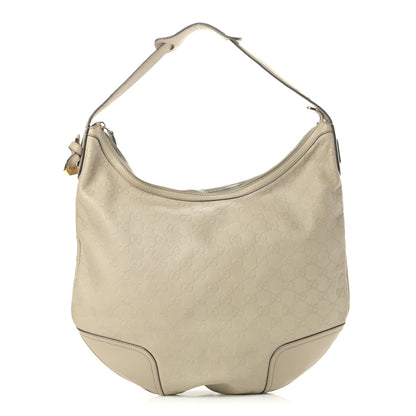 Gucci Guccissima Large Princy Hobo Off White 1 of 14