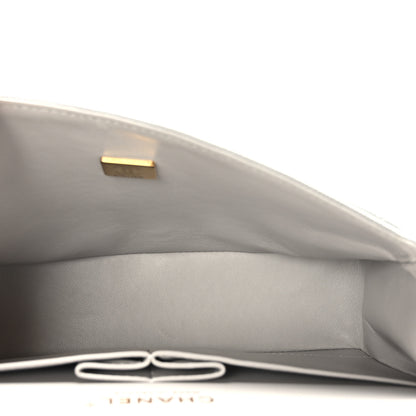 Chanel Caviar Quilted Small Double Flap Grey 5 of 10