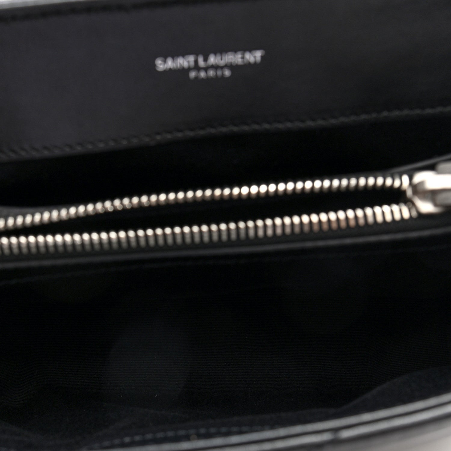 Saint Laurent Calfskin Y Quilted Monogram Small Loulou Chain Satchel Black 9 of 17