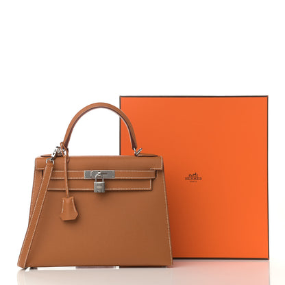 Hermes Epsom Kelly Sellier 28 Gold 10 of 10