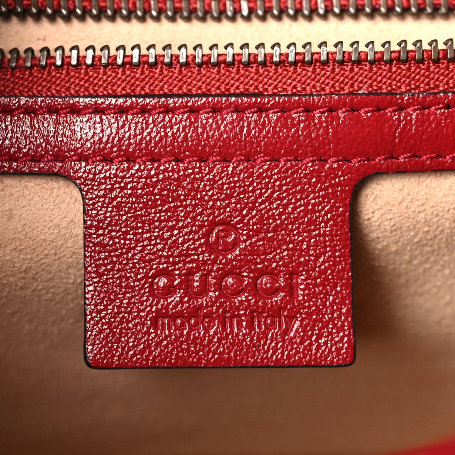 Gucci Vintage Effect Calfskin Matelasse Diagonal Small Torchon GG Marmont Shoulder Bag Black Romantic Cherry 6 of 9