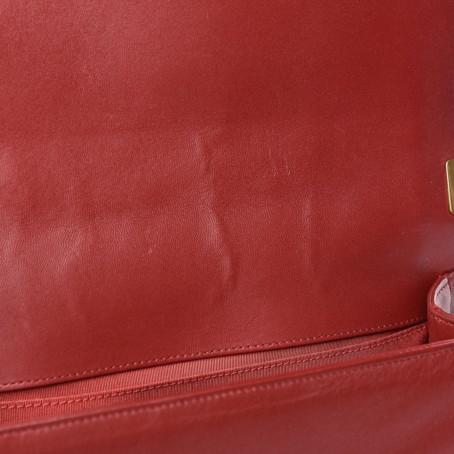 Chanel Lambskin Quilted Medium Boy Flap Burgundy 12 of 12