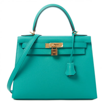 Hermes Epsom Kelly Sellier 28 Vert Verone 1 of 32