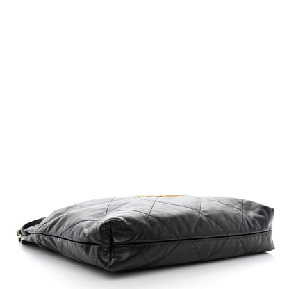 Chanel Shiny Calfskin Quilted Chanel 22 Black 5 of 15