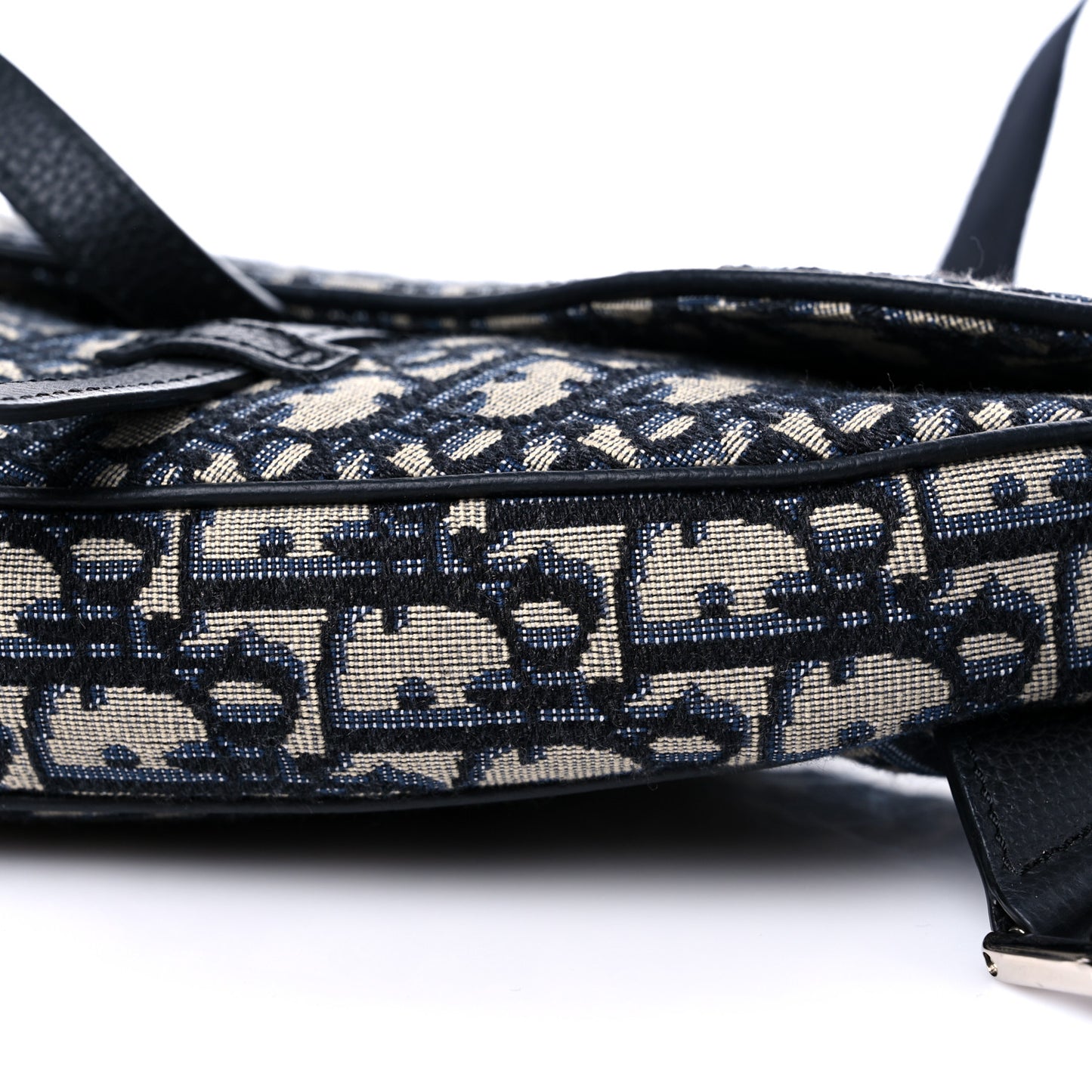 Oblique Mens Saddle Bag Blue