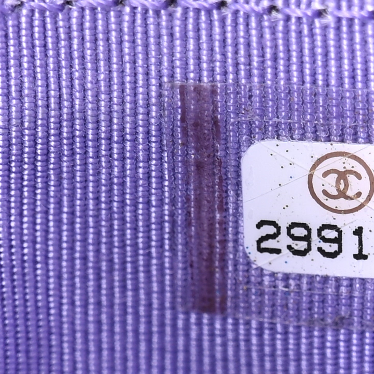 Caviar Quilted CC Zip Card Holder Purple