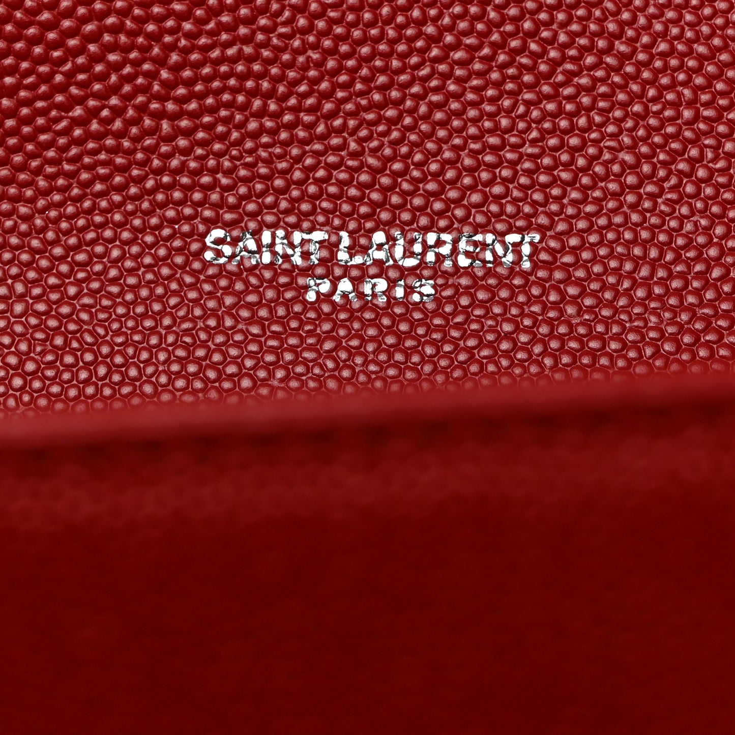 Grain De Poudre Medium Classic Monogram Kate Tassel Satchel Rouge Eros