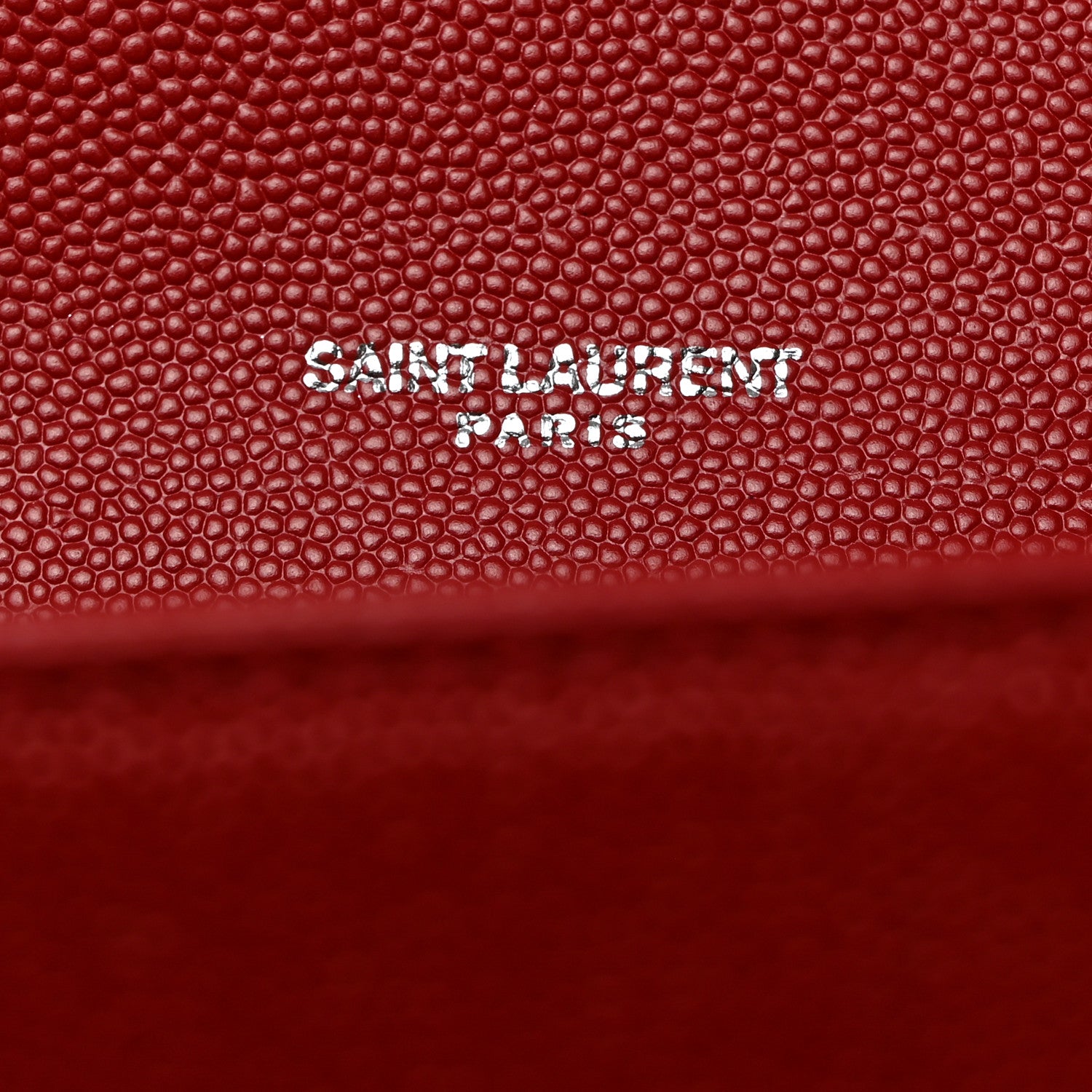 Saint Laurent Grain De Poudre Medium Classic Monogram Kate Tassel Satchel Rouge Eros 6 of 11