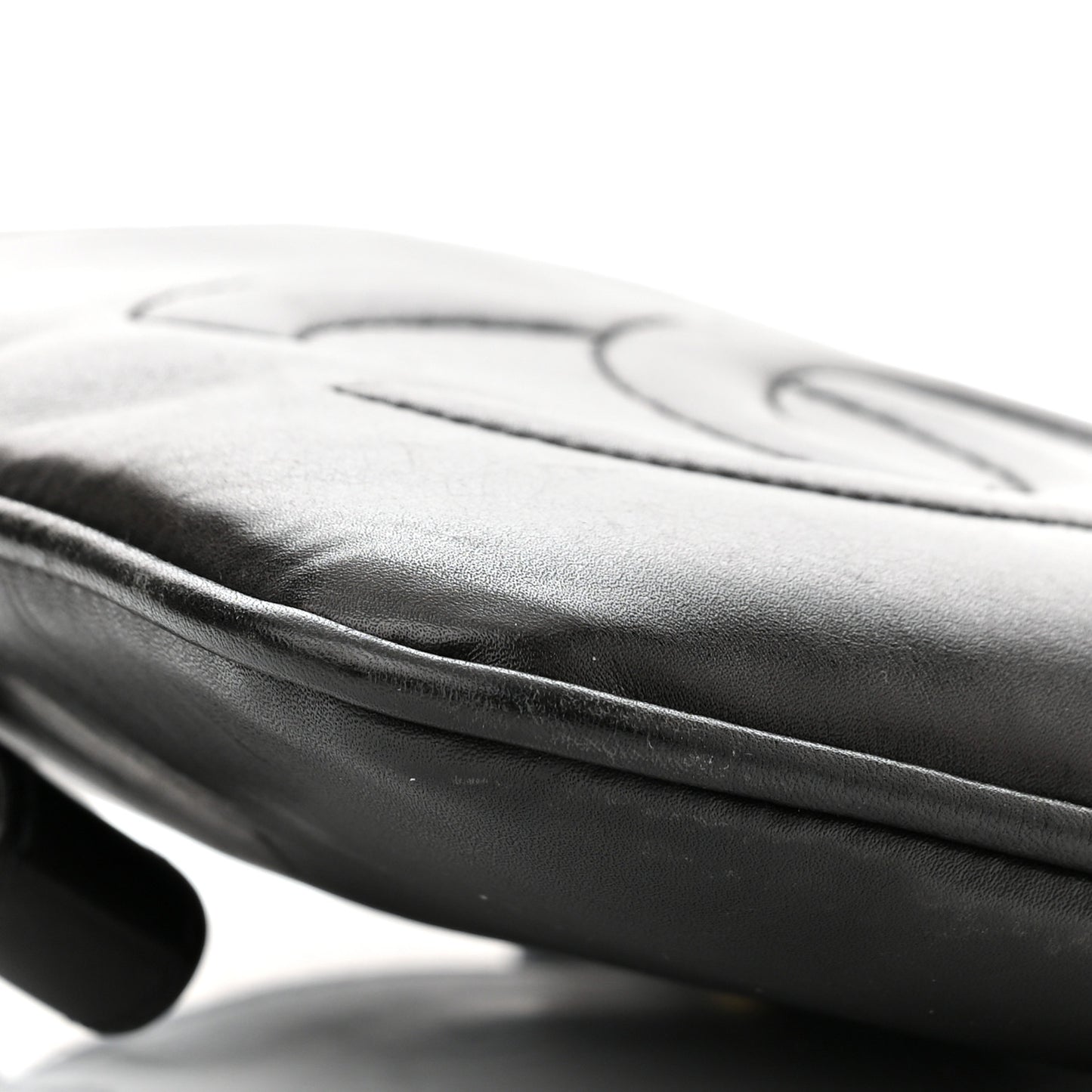 Lambskin CC Waist Belt Bag 75 30 Black