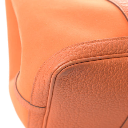 Hermes Toile Negonda Garden Party Tote 36 MM Orange 12 of 18