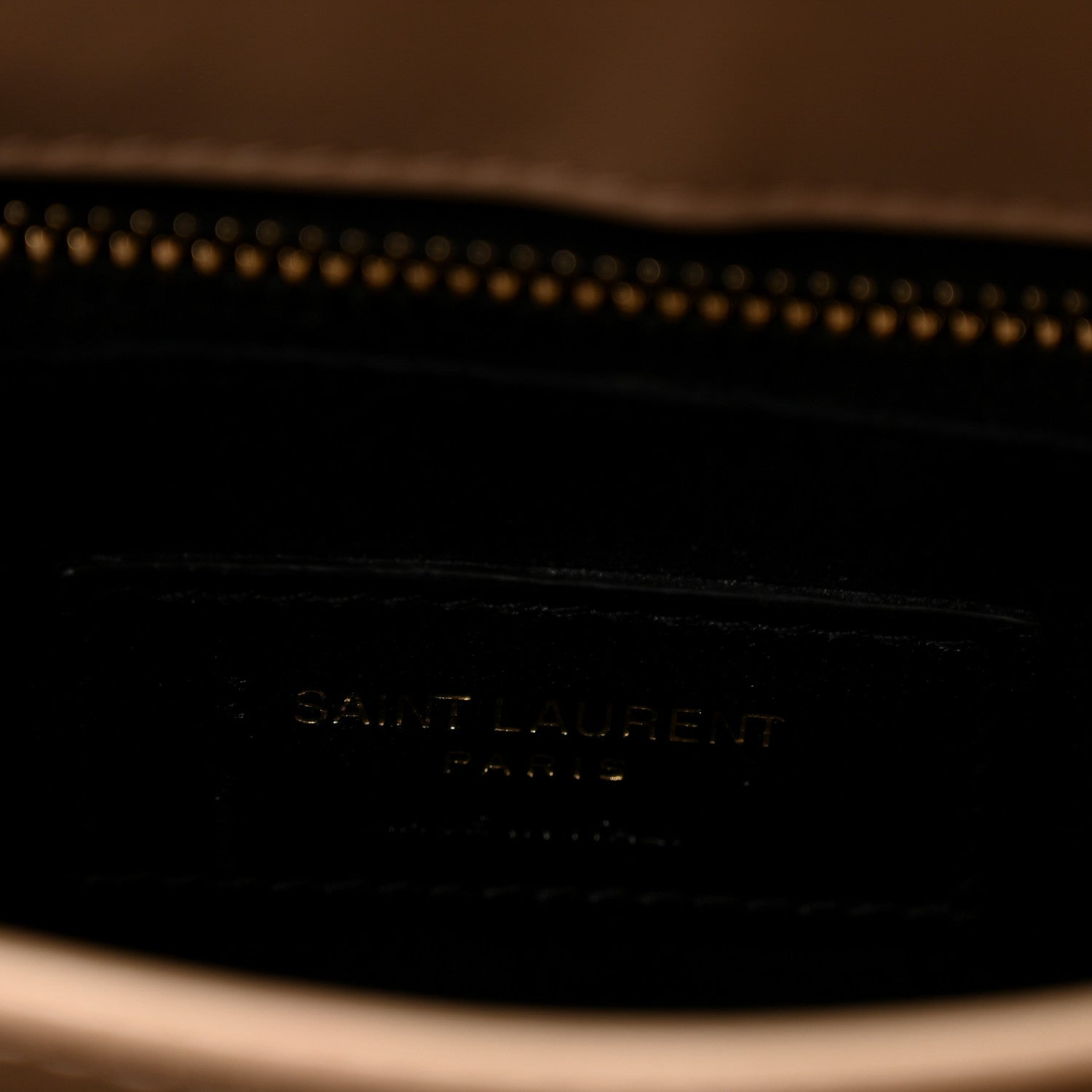 Saint Laurent Calfskin Y Quilted Monogram Toy Loulou Crossbody Bag Dark Beige 6 of 13