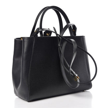 Fendi Vitello Elite Petite 2Jours Tote Black 3 of 6