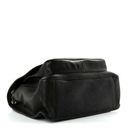 Saint Laurent Grained Lambskin Monogram Oversized Niki Chain Satchel Black 4 of 10
