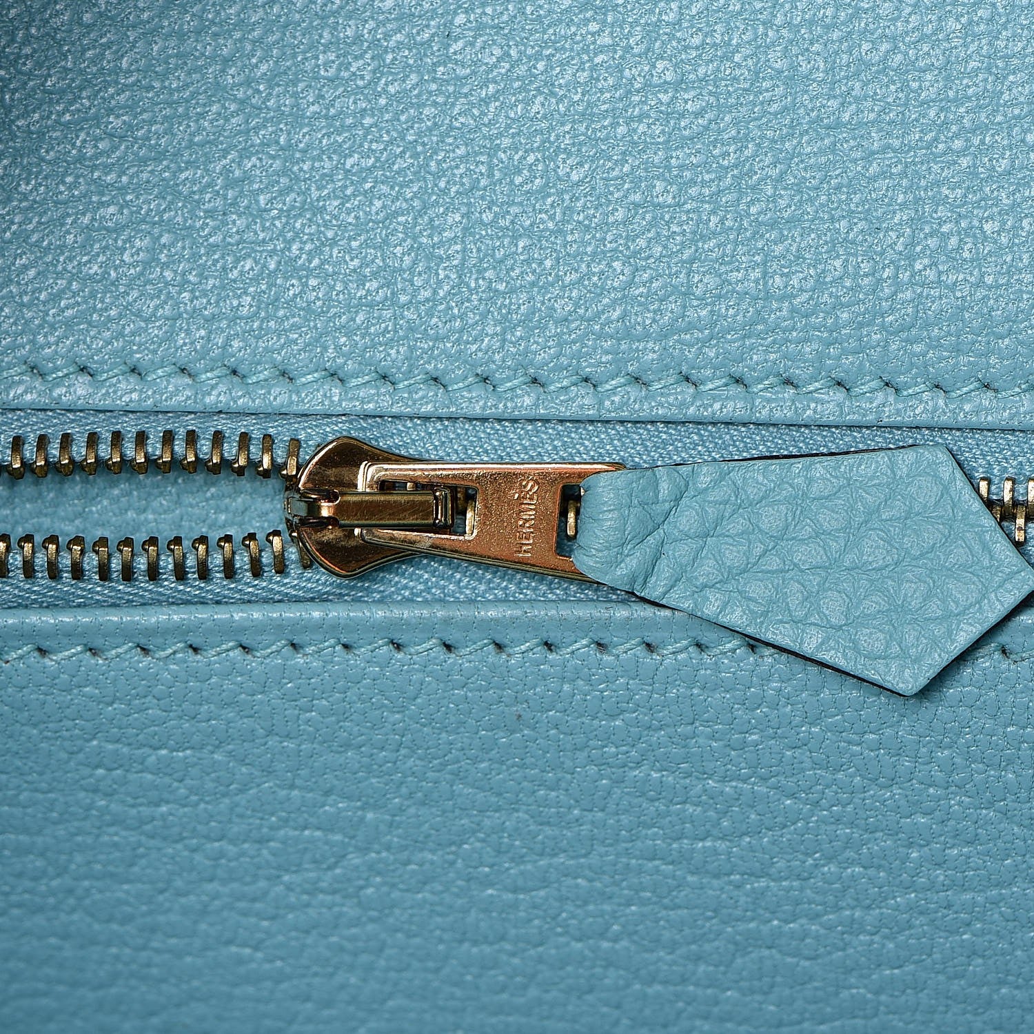 Hermes Togo Birkin 30 Bleu Atoll 14 of 35