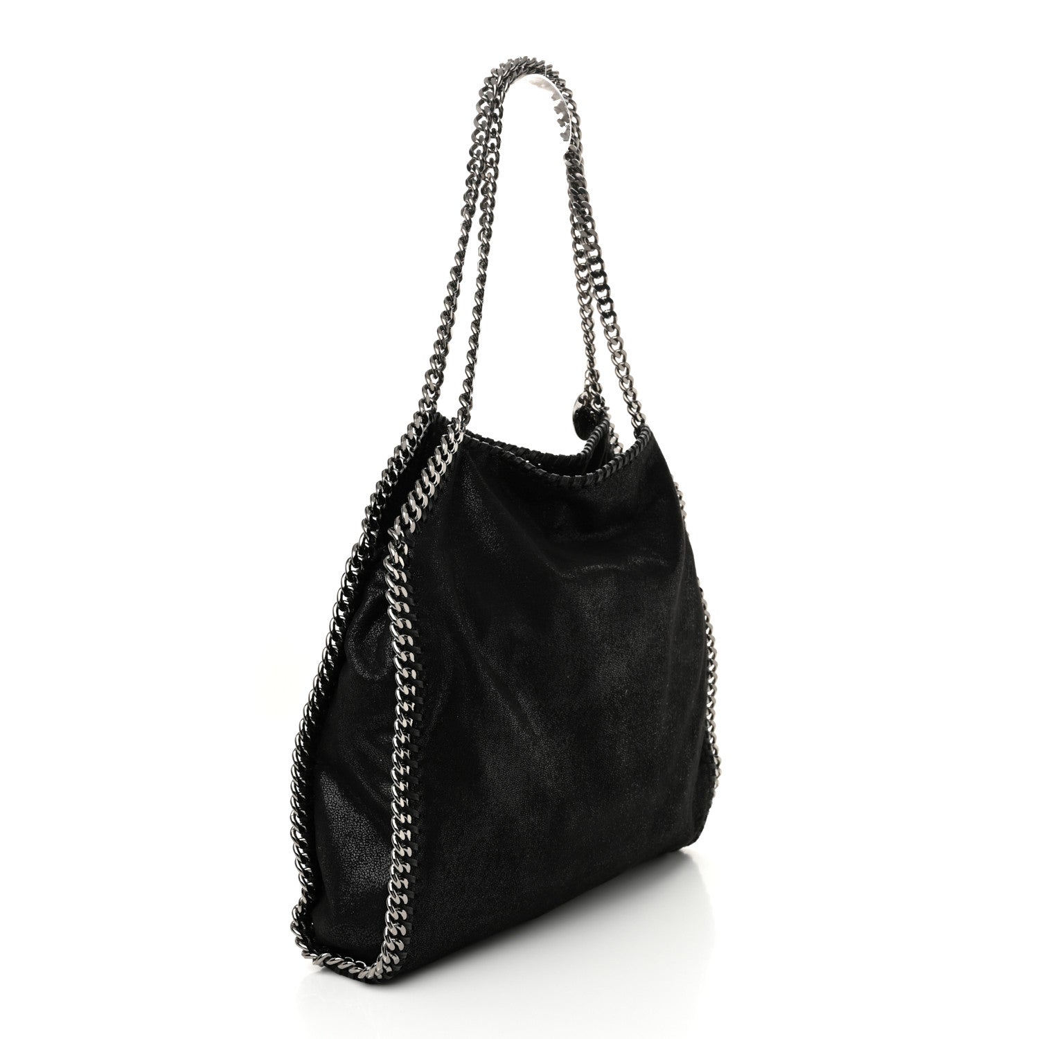 Stella McCartney Shaggy Deer Small Falabella Tote Black 3 of 10