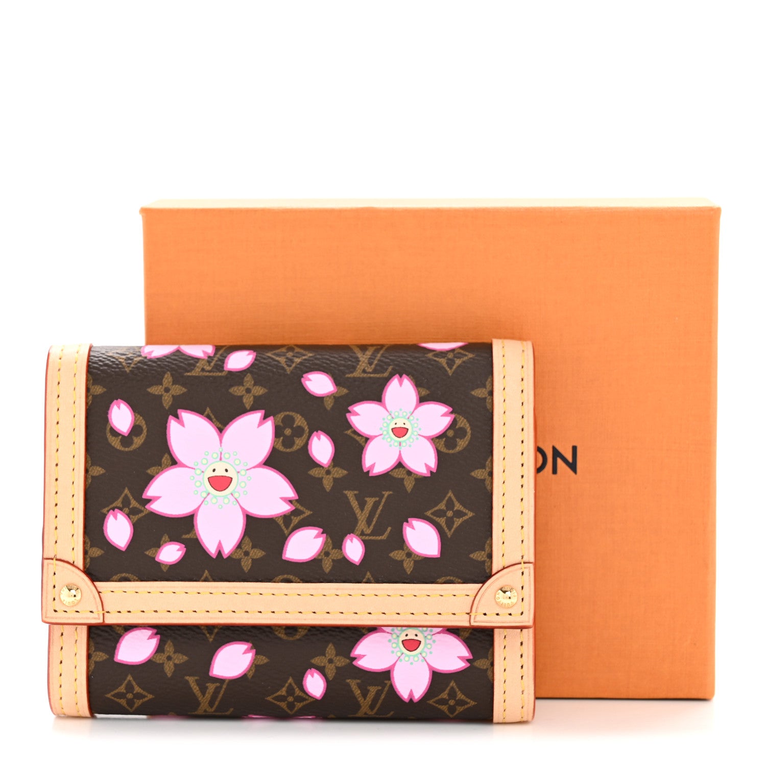 Louis Vuitton LV X TM Monogram Cherry Blossom Victorine Wallet