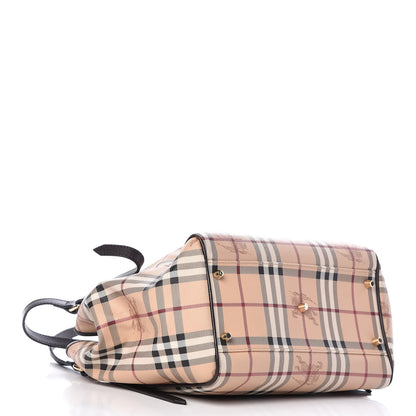 Burberry Haymarket Check Small Canterbury Tote Black 4 of 9