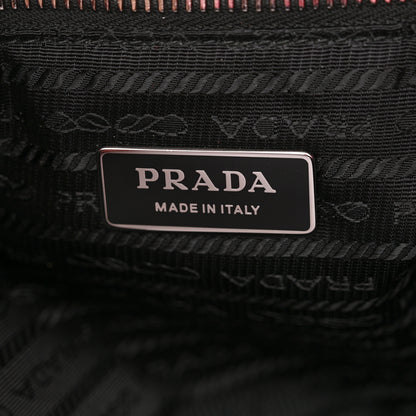 Prada Terry Cloth Tote Bag Petalo Black 6 of 13