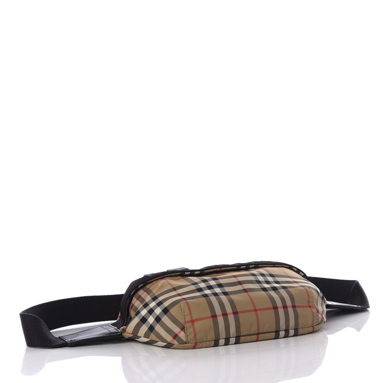 Burberry Nylon Vintage Check Sonny Bum Bag Archive Beige Black 3 of 7