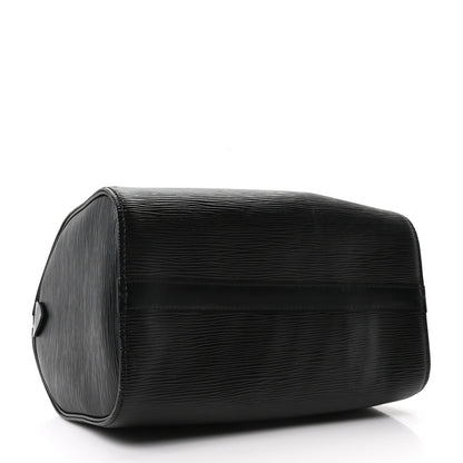 Louis Vuitton Epi Speedy 25 Black 4 of 9