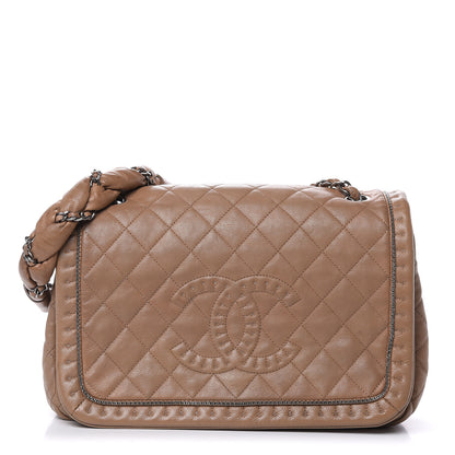 Chanel Calfskin Quilted Istanbul Flap Beige 1 of 16