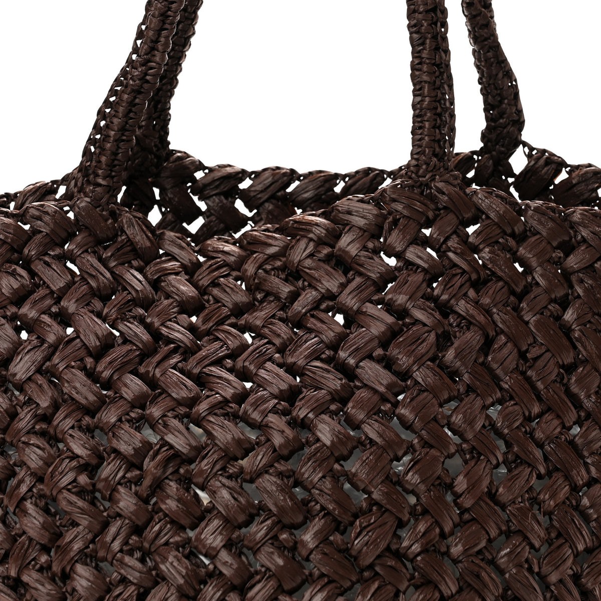The Row Raffia Estelle Two Bag Espresso 7 of 10