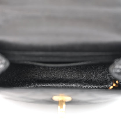 Chanel Lambskin Quilted Mini Flap Waist Belt Bag Black 5 of 11