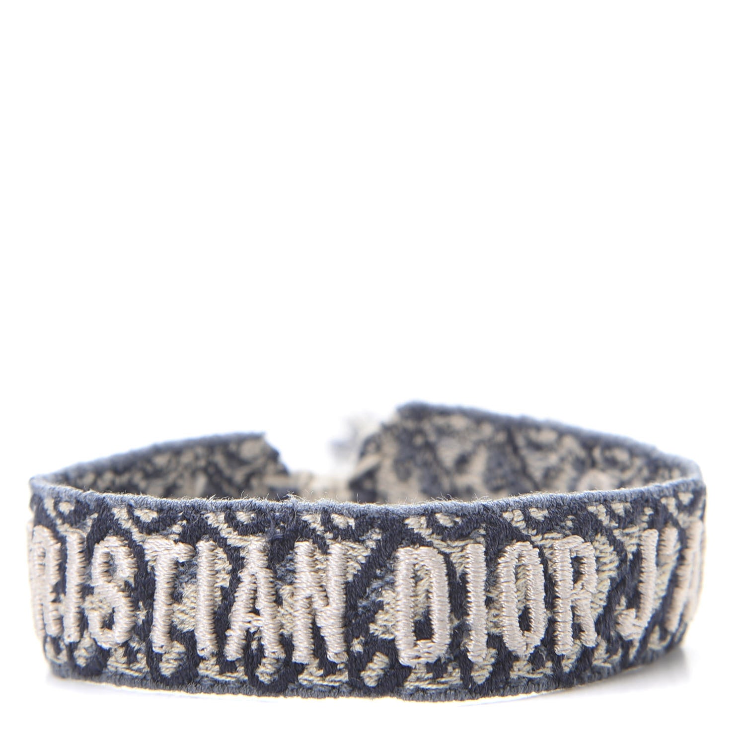 Christian Dior Woven Cotton J'Adior Friendship Bracelet Blue 1 of 5