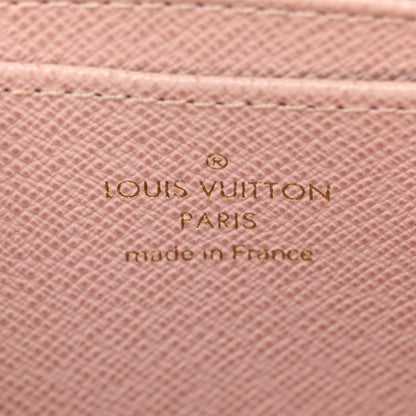 Louis Vuitton Damier Azur Zippy Coin Purse Rose Ballerine 6 of 11