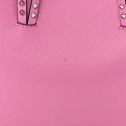 Christian Louboutin Calfskin Empire Spikes Small East West Cabata Tote Pink 15 of 16