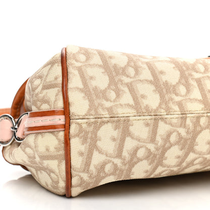 Christian Dior Monogram Romantique Trotter Flap Bag Beige Rose Clair 9 of 15