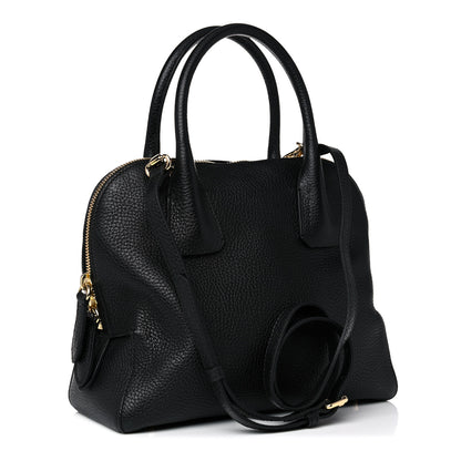 Burberry London Grainy Calfskin Small Greenwood Bowling Bag Black 3 of 10