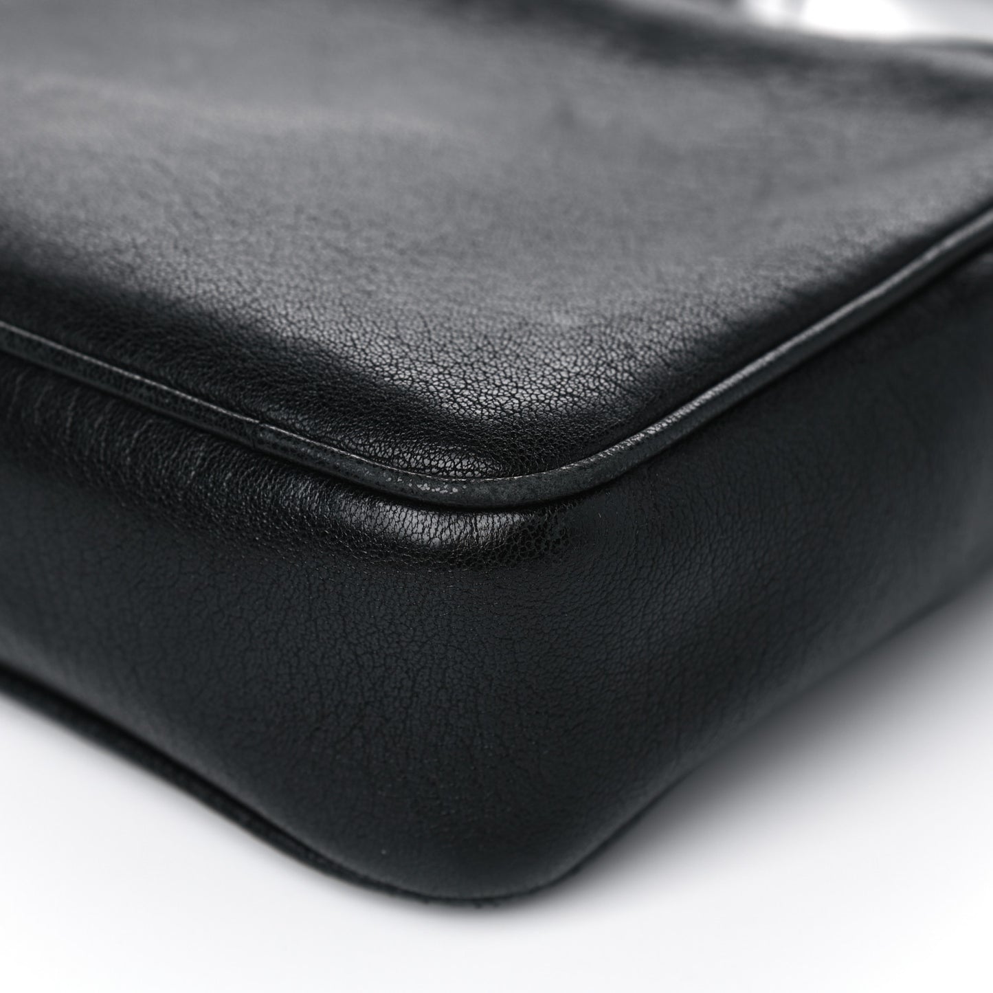 Lambskin Monogram Small Lou Camera Bag Black