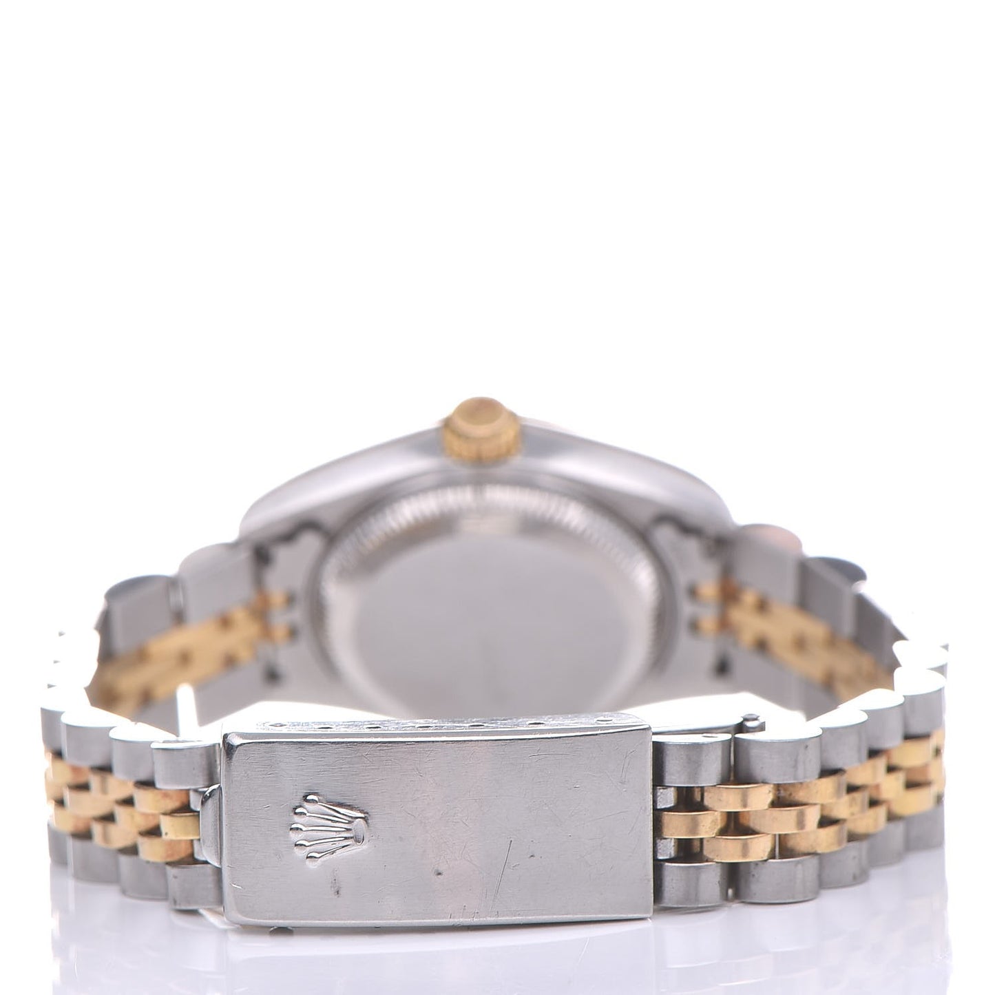 Stainless Steel 18K Yellow Gold 26mm Oyster Perpetual Datejust Watch White Roman 79173