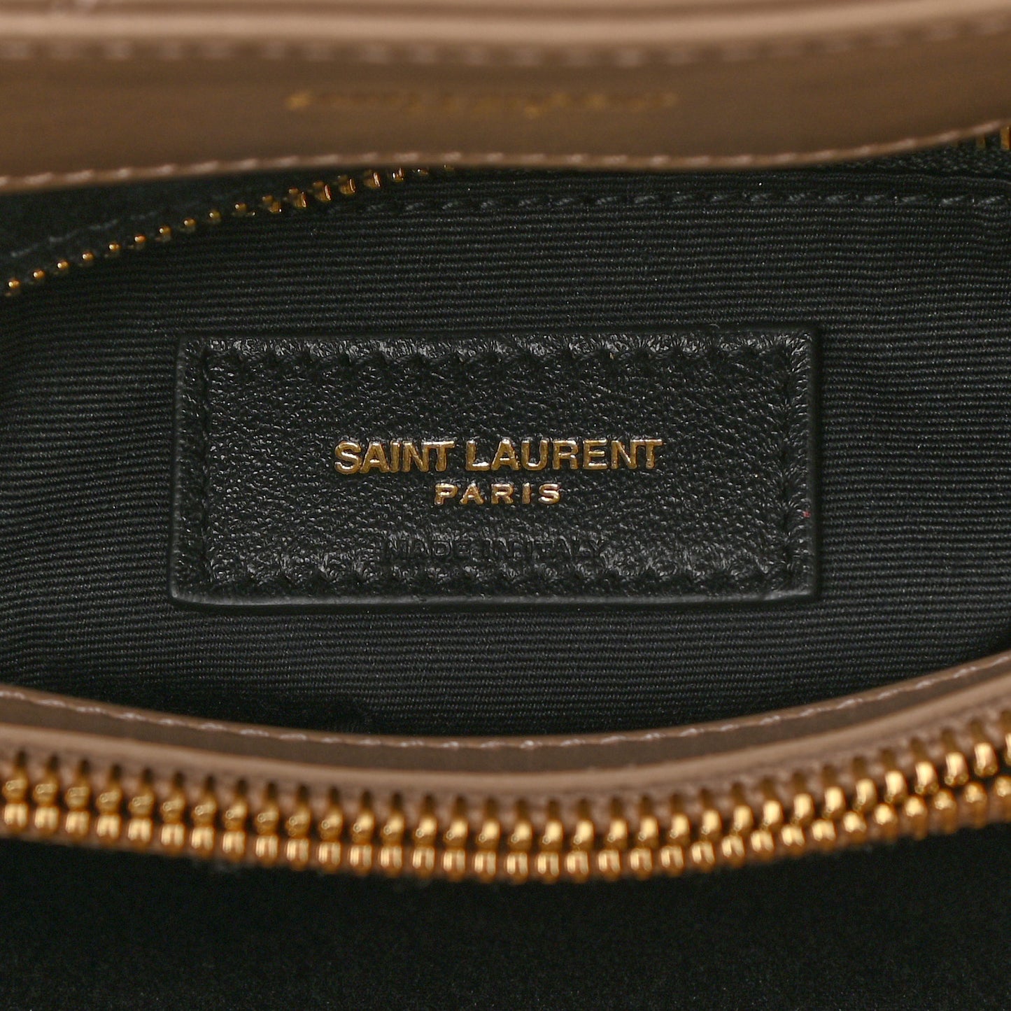 Calfskin Y Quilted Monogram Medium Loulou Chain Satchel Dark Latte