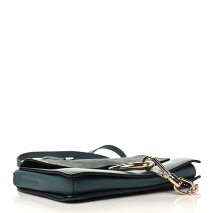 Chloe Suede Calfskin Small Faye Shoulder Bag Silver Blue 3 of 6