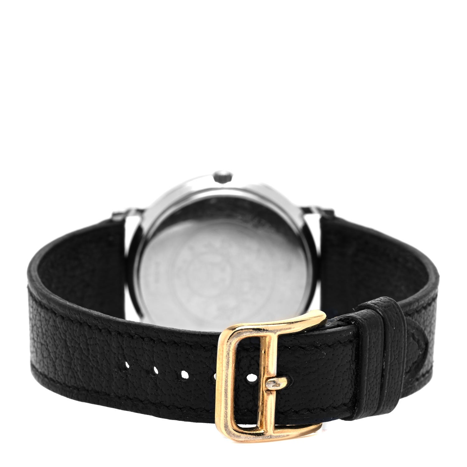 Hermes Stainless Steel Barenia 32mm Sellier Quartz Watch Noir 3 of 4