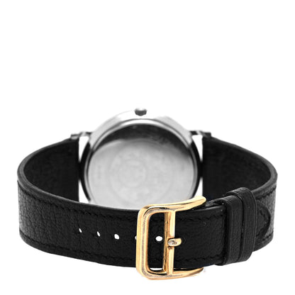Hermes Stainless Steel Barenia 32mm Sellier Quartz Watch Noir 3 of 4