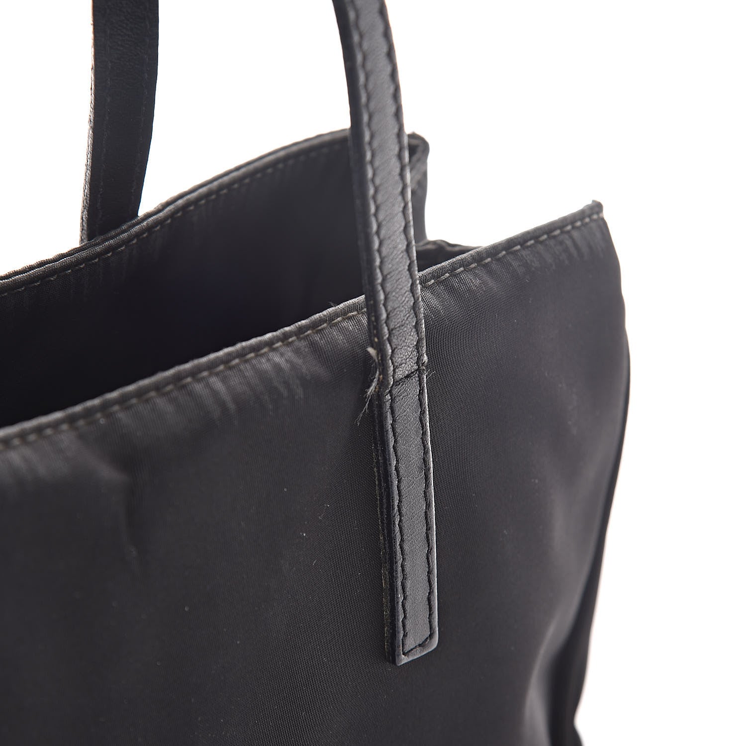 Fendi Nylon Small Tote Black 8 of 15