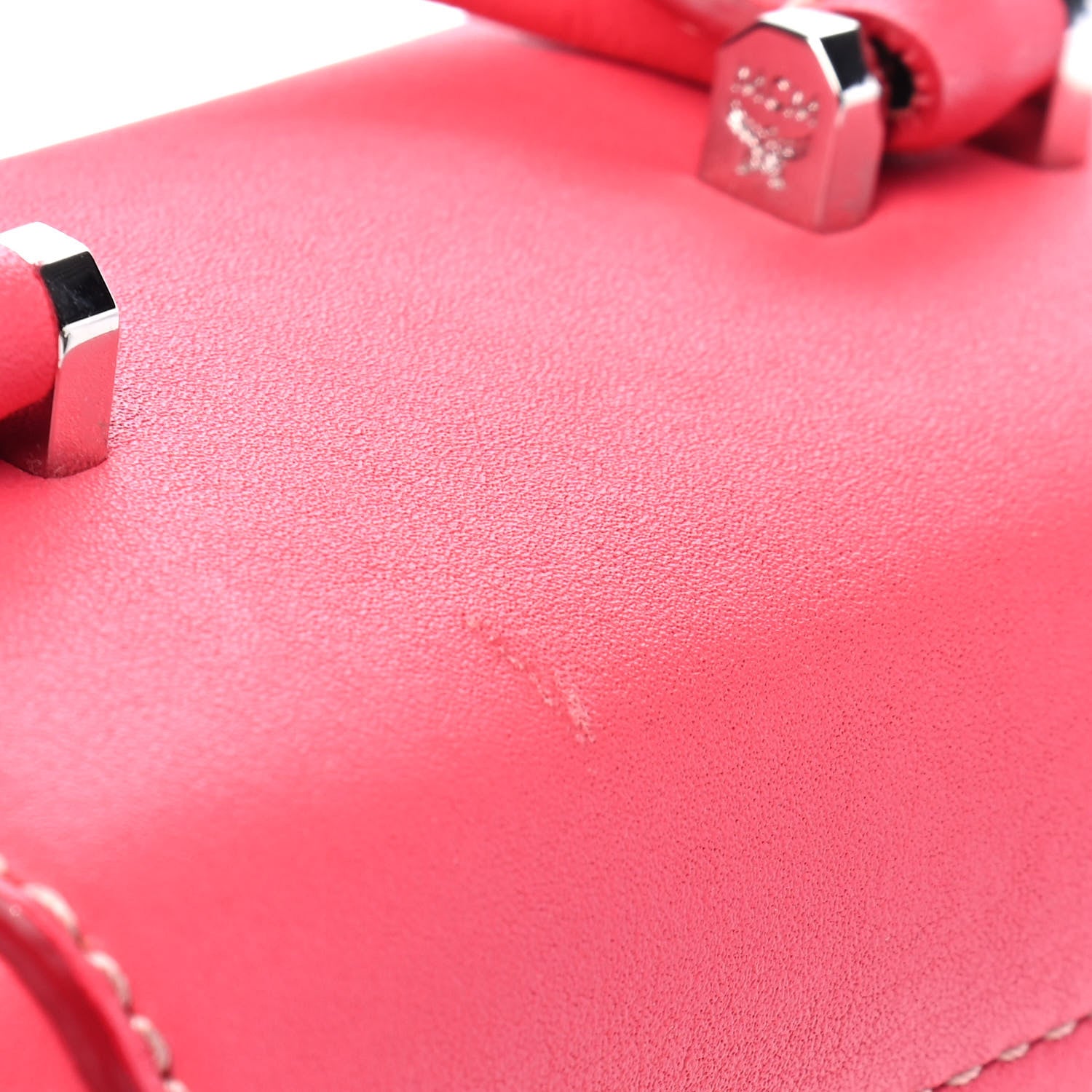 MCM Transparent Mini Berlin Crossbody Teaberry 10 of 11